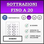 Domino | Addizioni e sottrazioni fino a 20 | Attività MatematicaDigitale