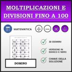 Domino | Aritmetica fino a 100 | Attività MatematicaDigitale