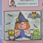 Halloween: streghetta con calderone pop upDigitale