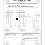 Sistema solare esercizio di collegamentoDigitale