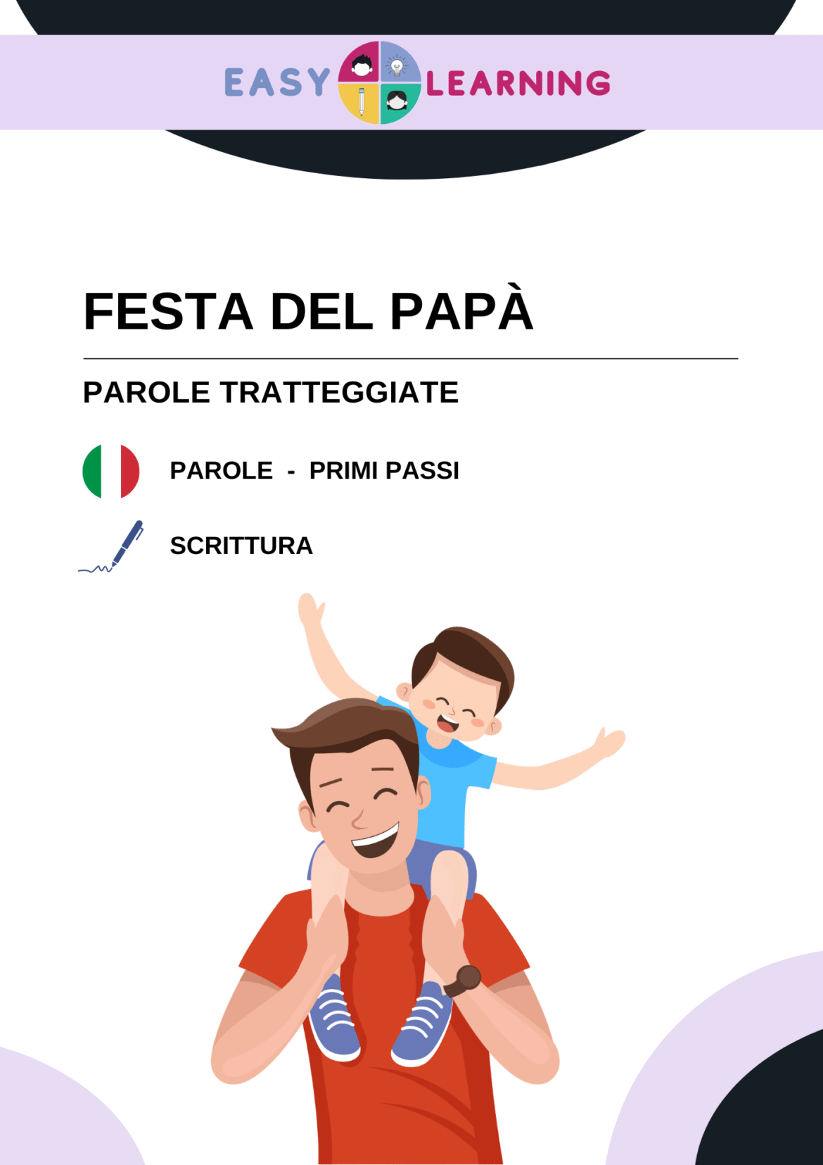 Materiale didattico in italiano per la festa del papà