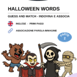 Halloween Words, Guess and Match / Inglese Beginner Parte 1Digitale