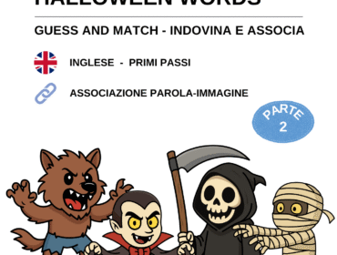 Materiale didattico in inglese sulle parole di Halloween 31 Ottobre parte 2