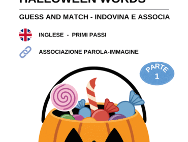 Materiale didattico di inglese sulle parole di Halloween 31 Ottobre