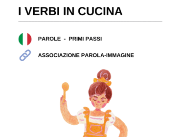 Materiale didattico in italiano sui verbi usati in cucina