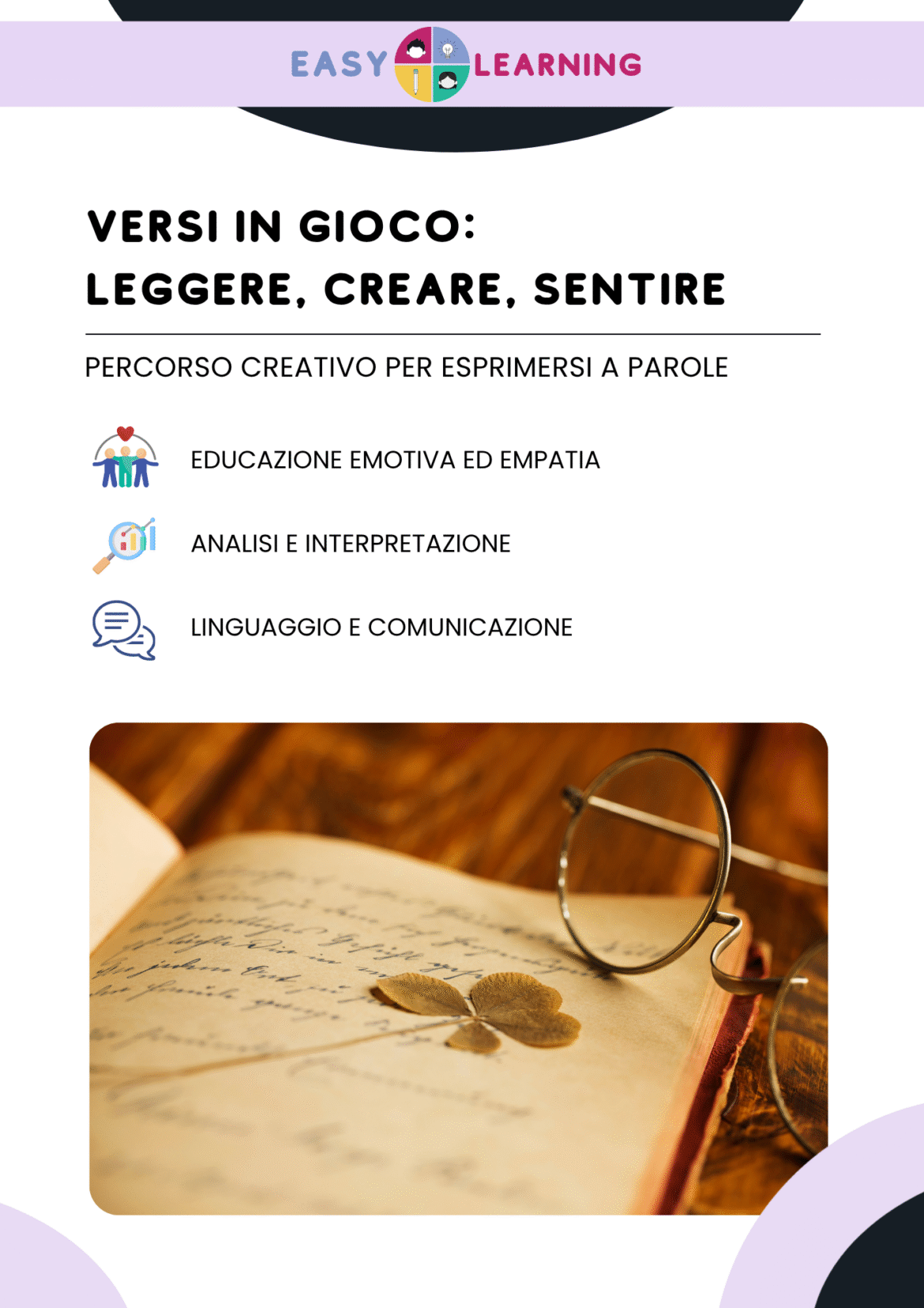 Scoprire la Poesia: Percorso Creativo in 9 Sezioni