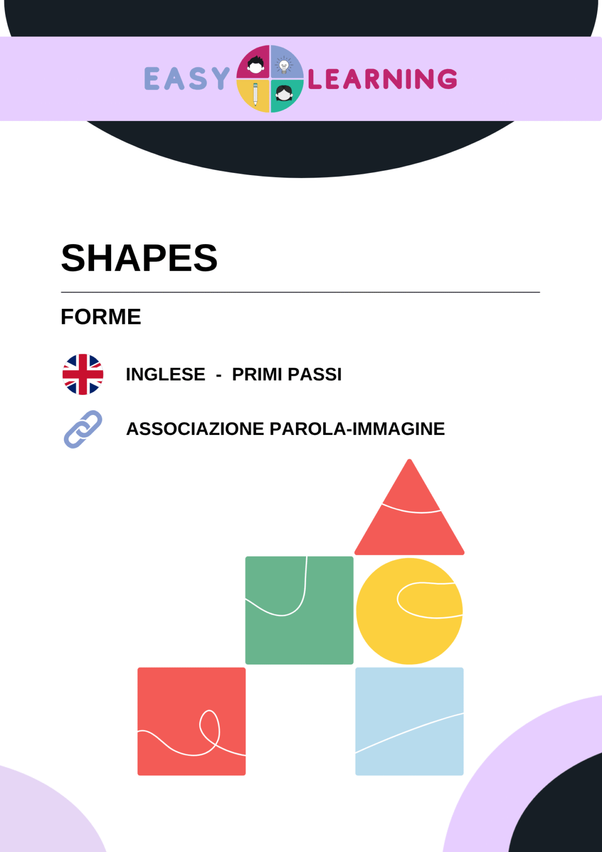 Schede didattiche di inglese sulle forme