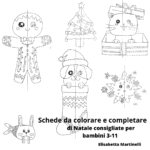 Scheda dell’omino Pan di Zenzero da colorare e completareDigitale