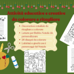 CONI NATALIZI – Kit di 7 schede – Laboratorio di Natale 🎄🎄Digitale