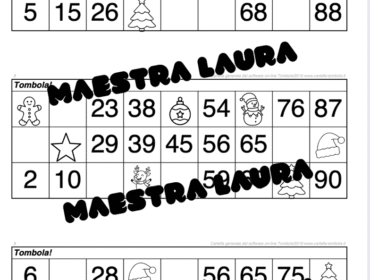 Tombola Natale numeri