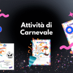 Pagliaccio con simboli di CarnevaleDigitale