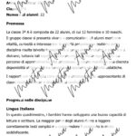 Esempio di relazione osservativa – Classe quinta (area linguistico-cognitiva)Digitale