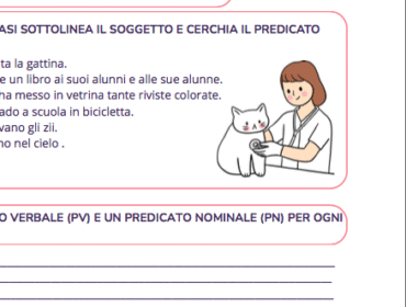 verifica di grammatica: soggetto e predicato (verbale e nominale)