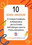 10 Schede didattiche di Matematica da 0 a 9Digitale