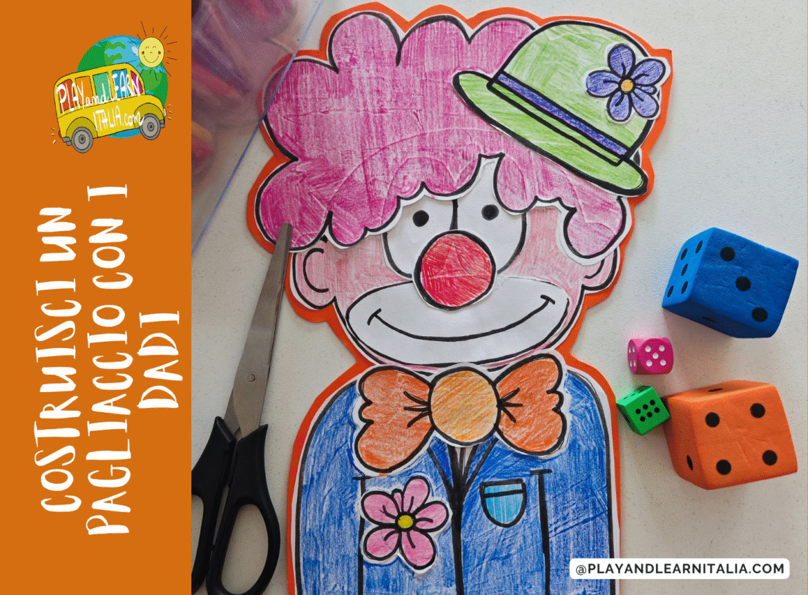 Costruisci un pagliaccio con i dadi (3)