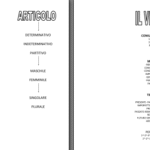 Segnalibri di analisi grammaticale tutte le parti del discorso.Digitale