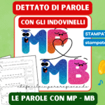 KIT 2 BIGLIETTI PAGLIACCIO con POESIA di CarnevaleDigitale