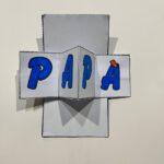 Biglietto pieghevole per la Festa del Papà – ingleseDigitale