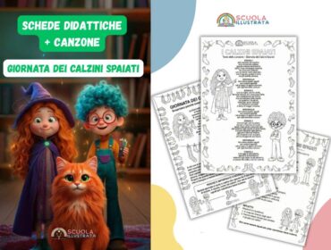 schede didattiche giornata dei calzini spaiati