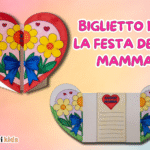 Biglietto festa della mamma bambina/bambino CUORE APRIBILEDigitale