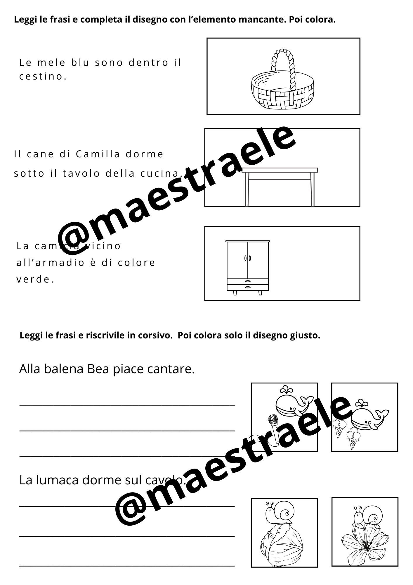 Le carte delle prime letture facili facili