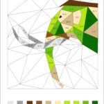 Colorazione matematica, sottrazione da 1 a 20, giornata dei dinosauri, preistoria, matematica e arte, calcola e colora