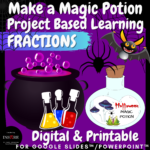 Halloween Math Percentages Project Based Learning Run a Factory | PBL EnrichmentDigitale