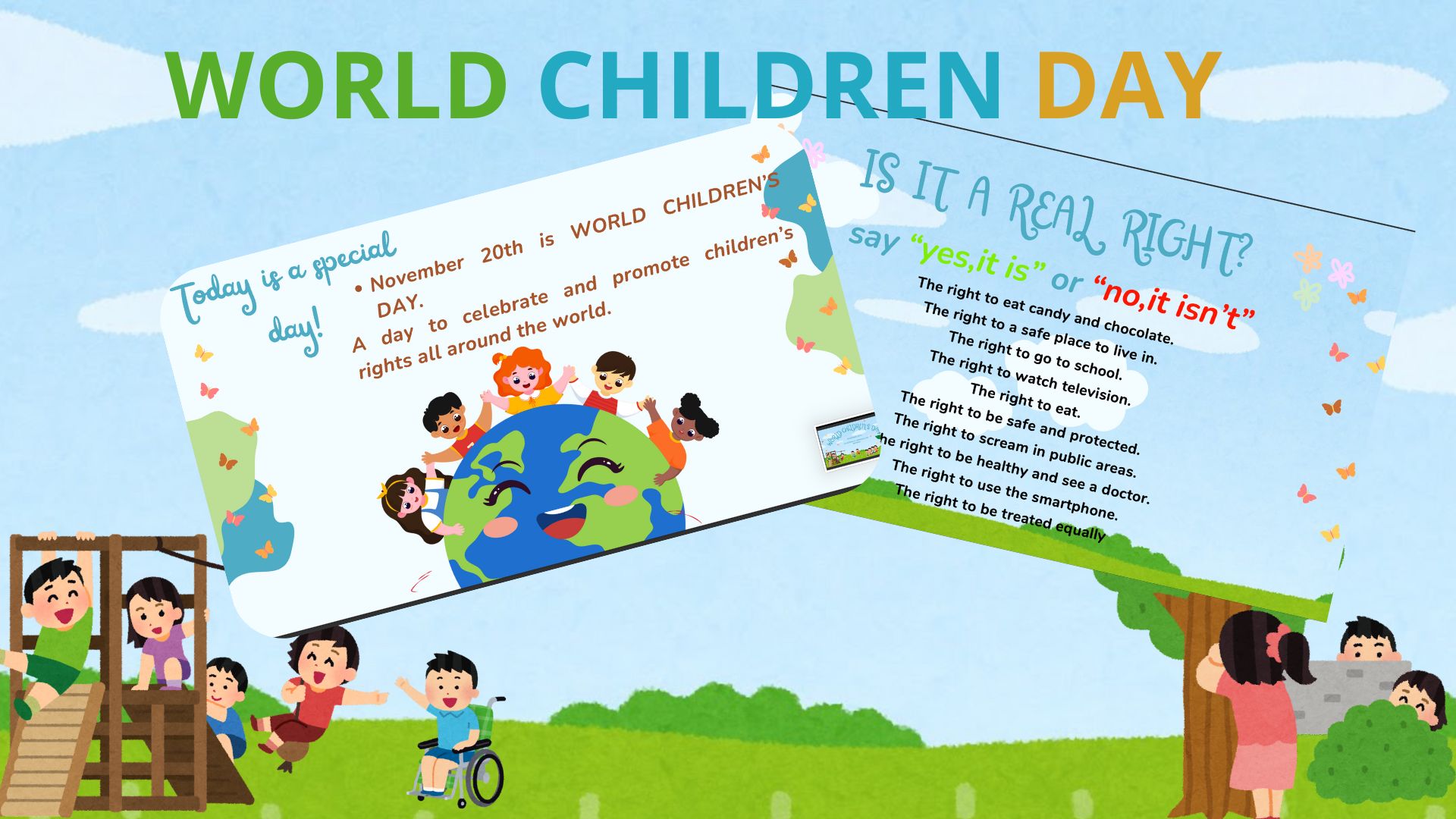World children day_Giornata mondiale dei bambini • Edudoro