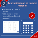 Addizione e sottrazione di numeri razionali | matematica | 26 colonneDigitale