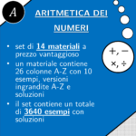 Aritmetica per la scuola primaria | matematica | set promozionaleDigitale