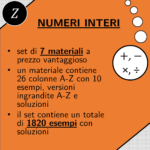 Quadrato dei numeri naturali | matematica | Pacchetto promozionaleDigitale