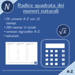 Aritmetica dei quadrati | matematica | 26 colonneDigitale