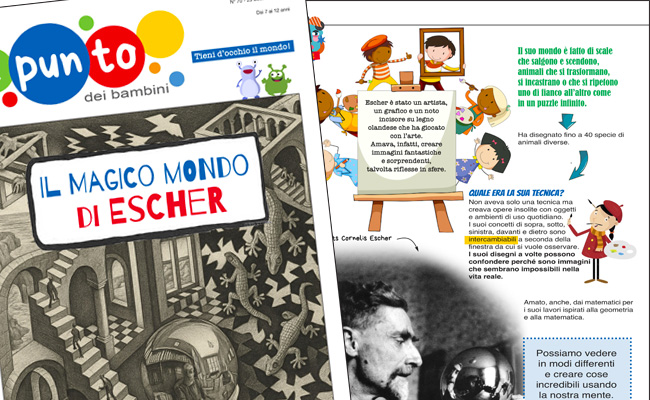 Escher spiegato ai bambini