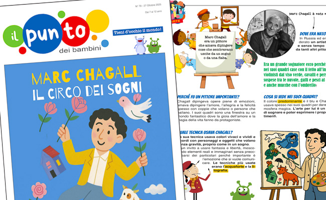 Chagall per i bambini della scuola primaria