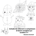 Scheda dell’omino Pan di Zenzero da colorare e completareDigitale