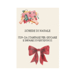 48 Flash Cards di Natale da Colorare e ritagliareDigitale