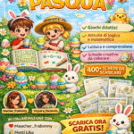 Libricino di Pasqua da colorareDigitale